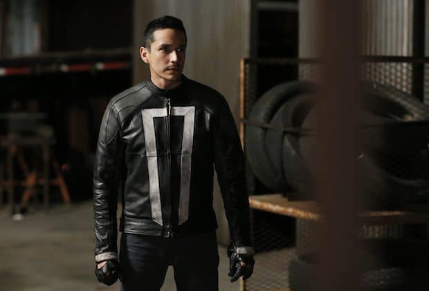 marvel's agents of s.h.i.e.l.d. - "the ghost" - in the season premiere episode, "the ghost," ghost rider is coming, and s.h.i.e.l.d will never be the same. "marvel's agents of s.h.i.e.l.d." returns with a vengeance for the fourth exciting season in an all-new time period, tuesday, september 20 (10:00-11:00 p.m. edt), on the abc television network. (abc/jennifer clasen) gabriel luna