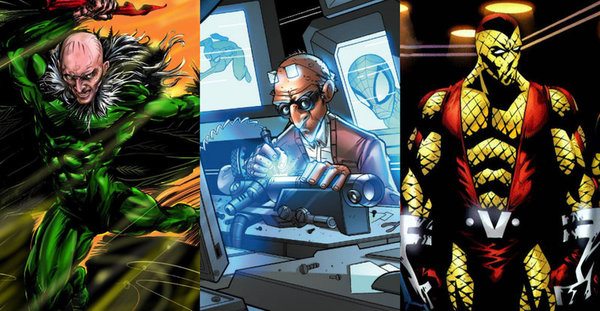 los villanos de 'spider-man: homecoming'