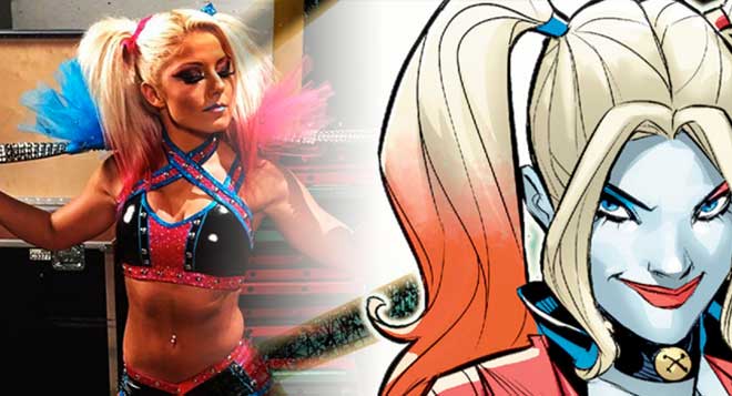 harley quinn wwe alexa bliss