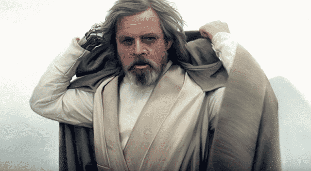 luke skywalker (mark hamill) en 'star wars: los últimos jedi'