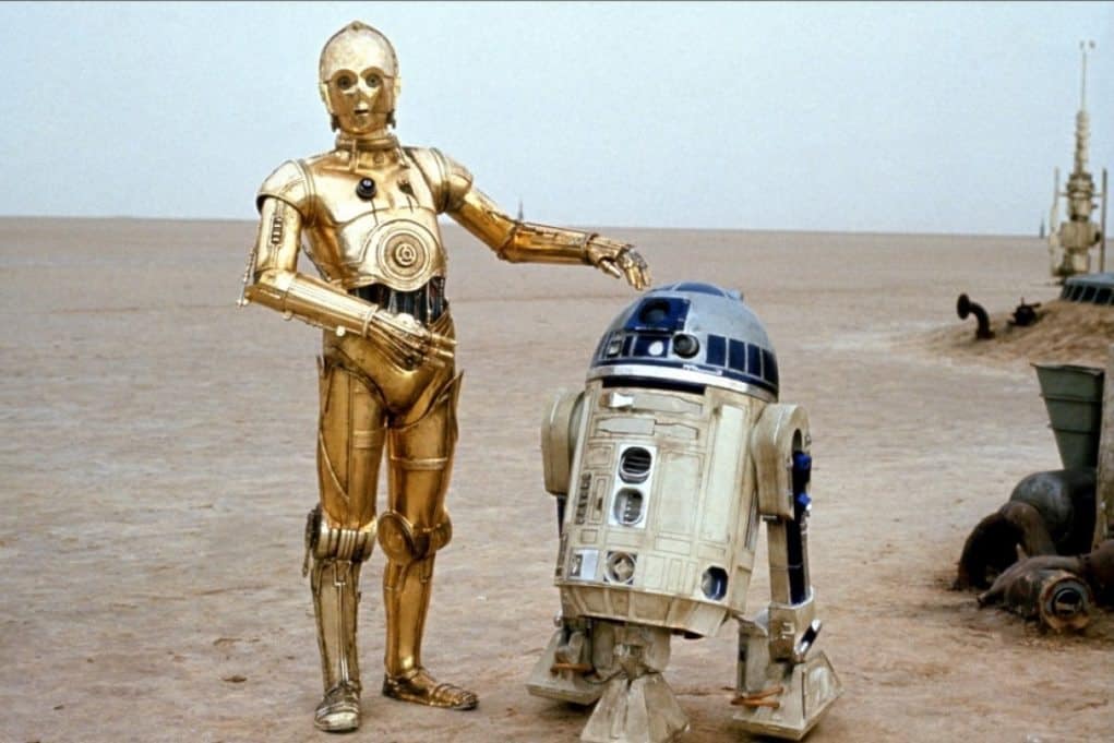 c-3po y r2-d2 (rogue one - star wars easter eggs)