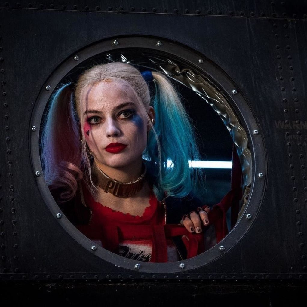 harley quinn nueva imagen margot robbie avion