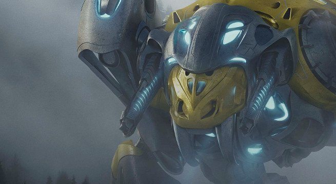 Yellow Ranger's Sabre Toothed Tiger Dinozord (Power Rangers) 2