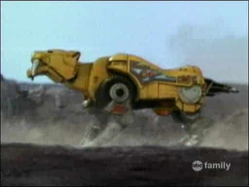 Yellow Ranger's Sabre Toothed Tiger Dinozord (Power Rangers)
