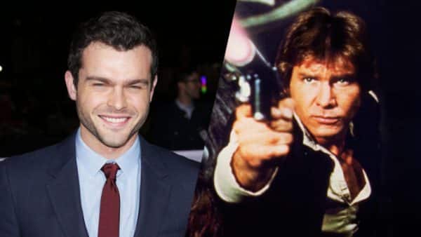 pillan juntos a harrison ford y alden ehrenreich, pasado y futuro de han solo (star wars)