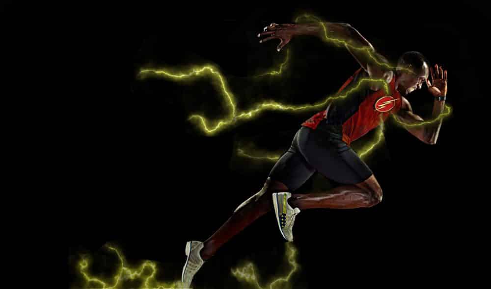 usain bolt en la pelicula de flash