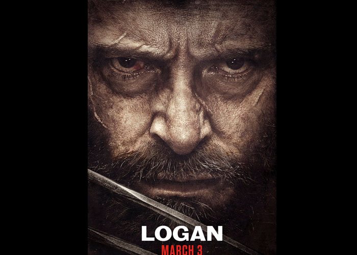 póster de 'logan' con lobezno llorando
