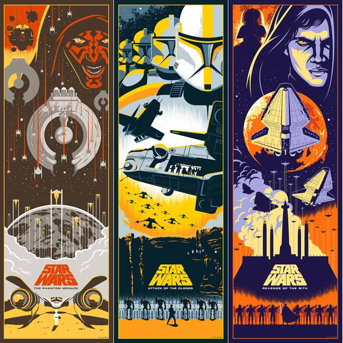 Poster ineditos precuelas star Wars poster ineditos precuelas star wars