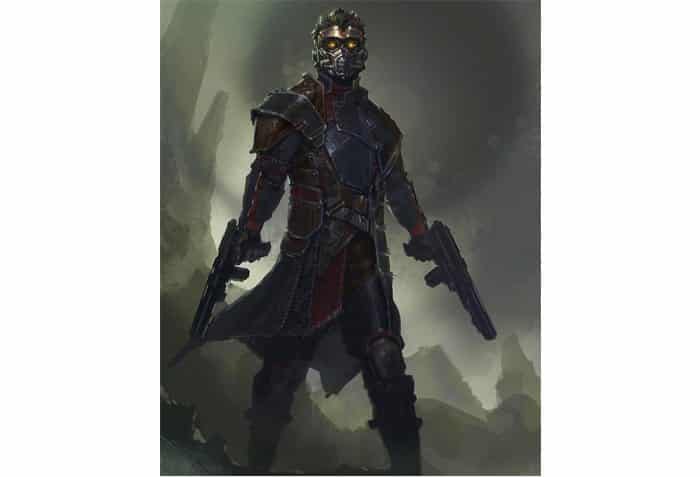 diseños alternativos de star-lord en 'guardianes de la galaxia'
