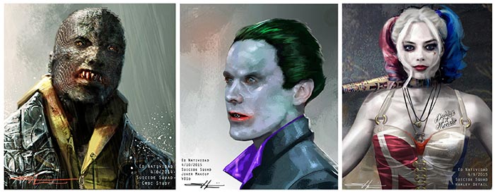 diseño de personajes de 'Escuadrón Suicida' diseño de personajes de 'escuadrón suicida'