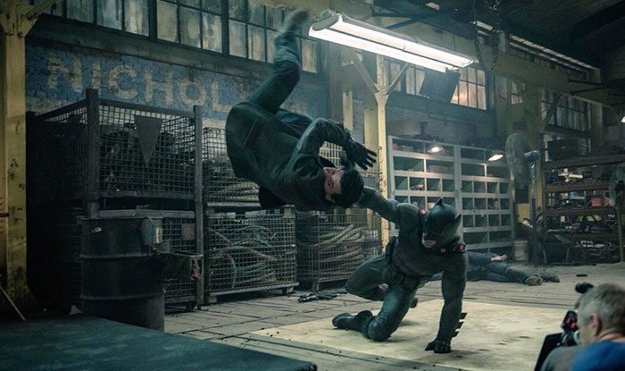 imagen detrás de las cámaras de 'batman v superman'