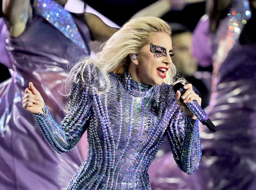 lady gaga en la superbowl
