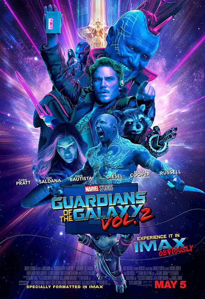 super baby groot en el nuevo póster de 'guardianes de la galaxia vol. 2'
