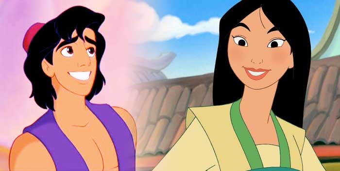 Aladdin y Mulan