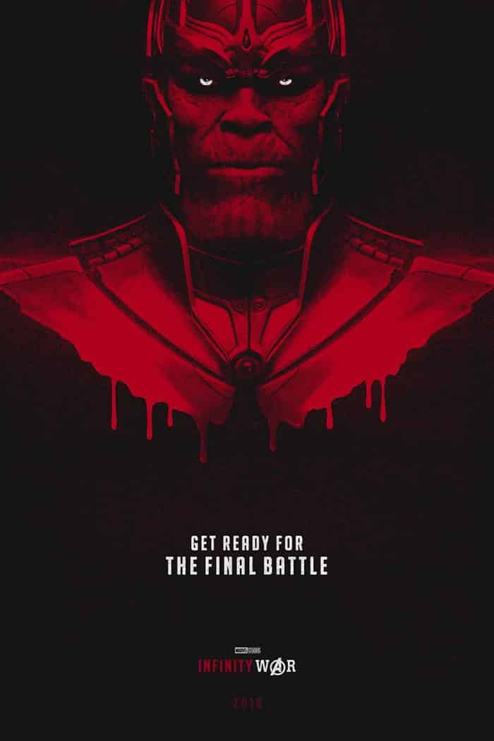 'vengadores: infinity war': el impresionante póster de thanos (fan made)