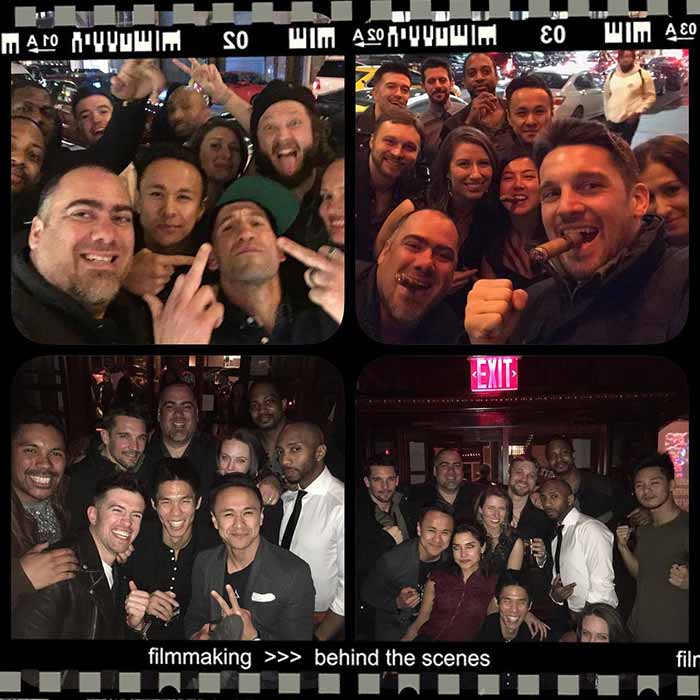imágenes de la fiesta tras terminar el rodaje de 'the punisher' (netflix)