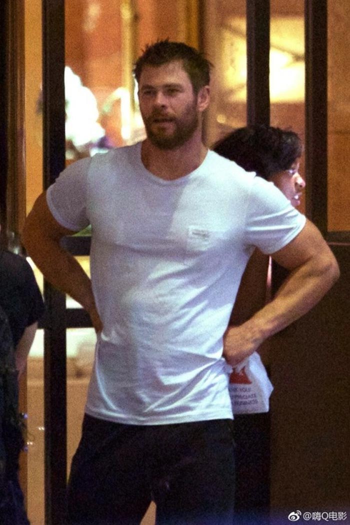 primeras imágenes de thor en el rodaje de 'vengadores: infinity war'