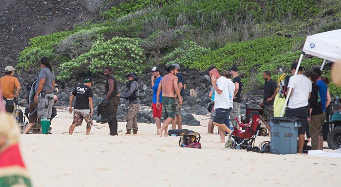 primera imagen de gorgon en el rodaje de la serie 'inhumanos'