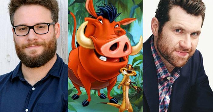 confirmados los actores de timón y pumba de 'el rey león' (acción real)