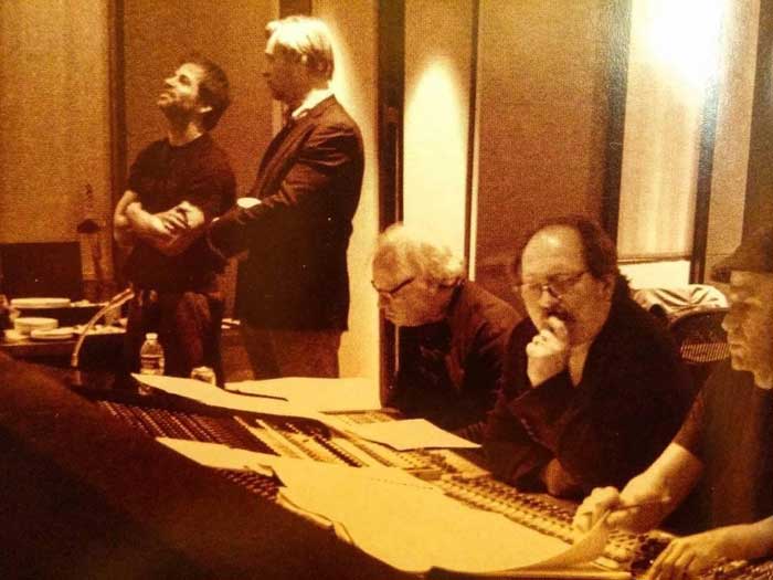 Zack Snyder junto a Christopher Nolan y Hans Zimmer (DC Comics)