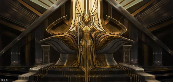 Diseños alternativos de los villanos de 'Guardianes de la Galaxia Vol. 2'