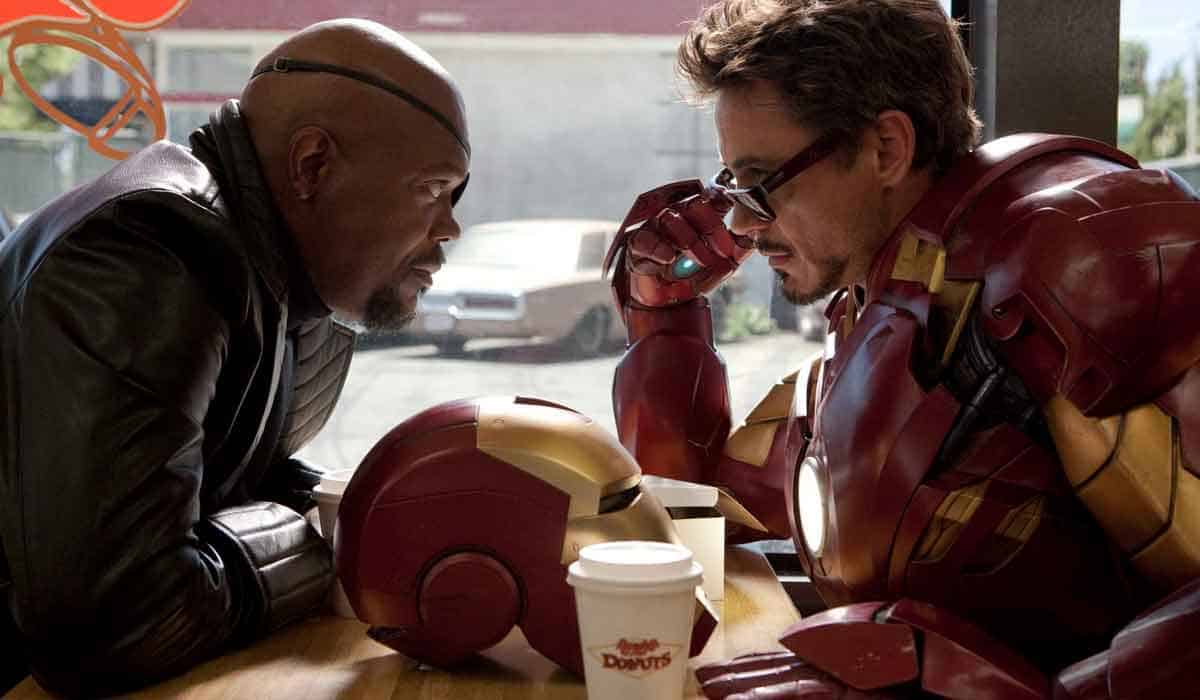 el reencuentro entre iron man y nick fury en vengadores: infinity war
