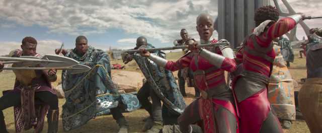Okoye en Vengadores: Infinity War