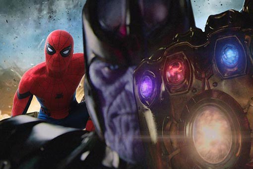 spider-man en vengadores: infinity war
