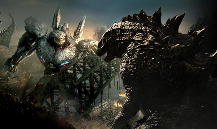Crossover entre Pacific Rim, King Kong y Godzilla
