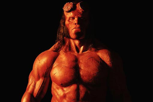 david harbour stranger things, como hellboy (2018)