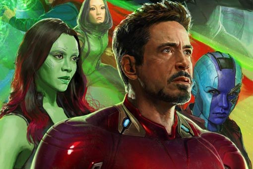 iron man en vengadores: infinity war (2018)