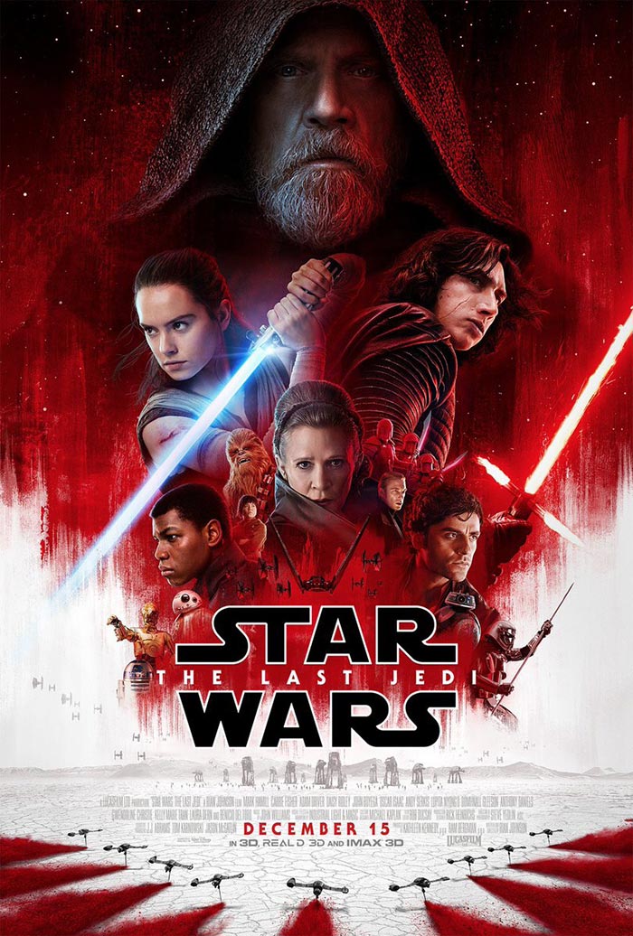 póster de star wars: los últimos jedi (2017)