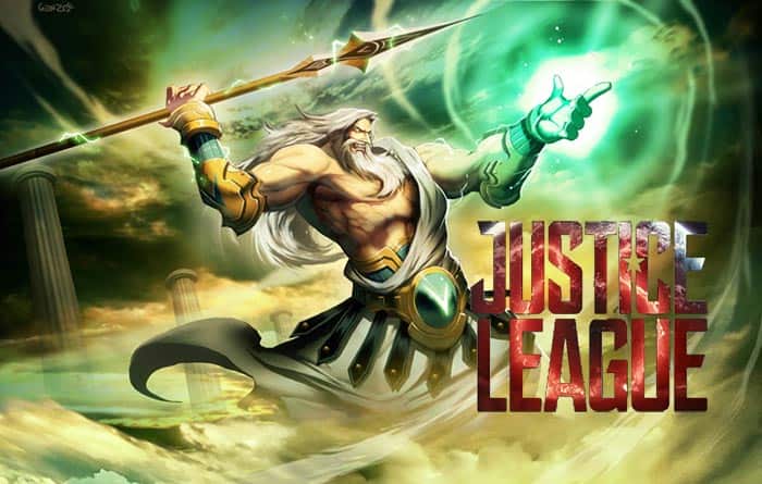 zeus en la liga de la justicia (2017)