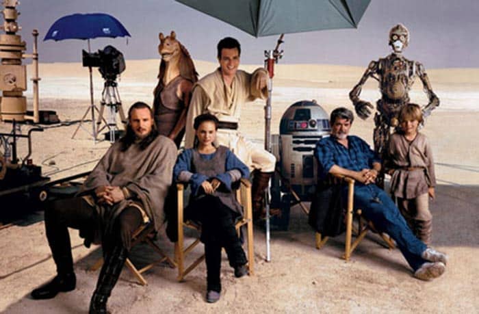 George Lucas en Star Wars: La Amenaza Fantasma