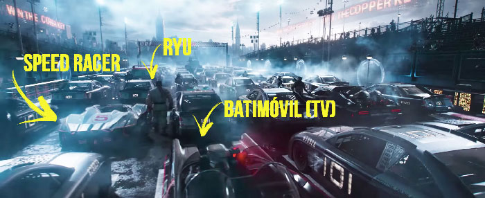 ready player one match 5 Ryu batimobile