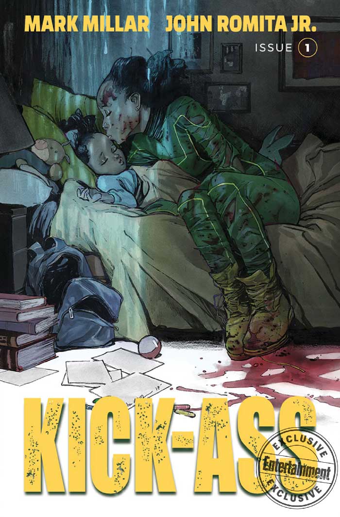 Portada Kick-ass the new girl de Mark Millar y John Romita Jr.
