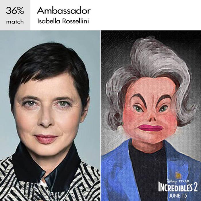 Ambassador en Los Increíbles 2 (Pixar)