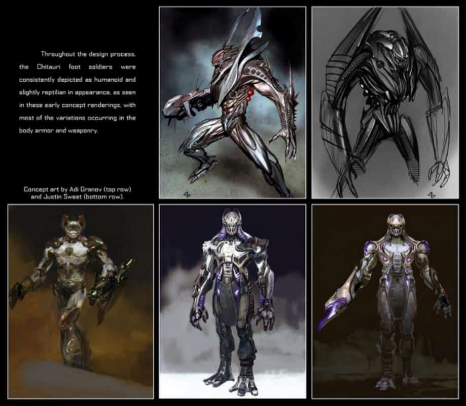Chitauris Concept Art Los Vengadores