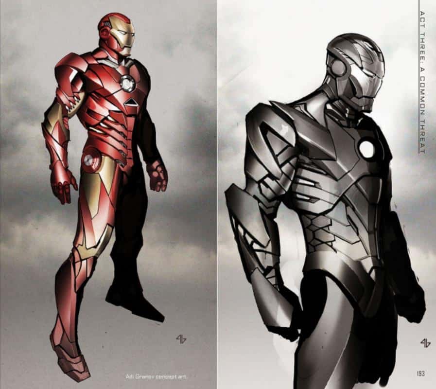 Iron Man Concept Art Los Vengadores