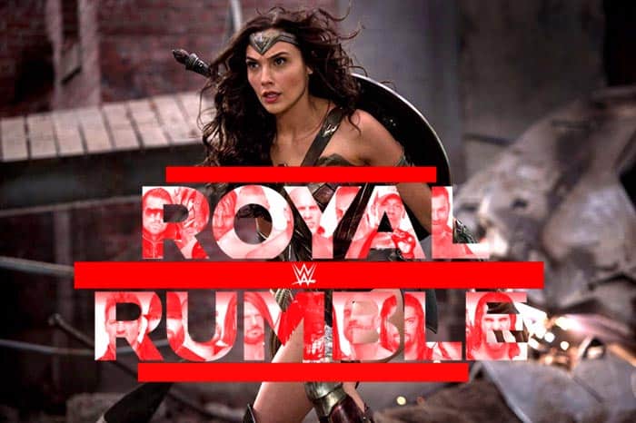 wonder woman en el royal rumble 2018 (wwe)