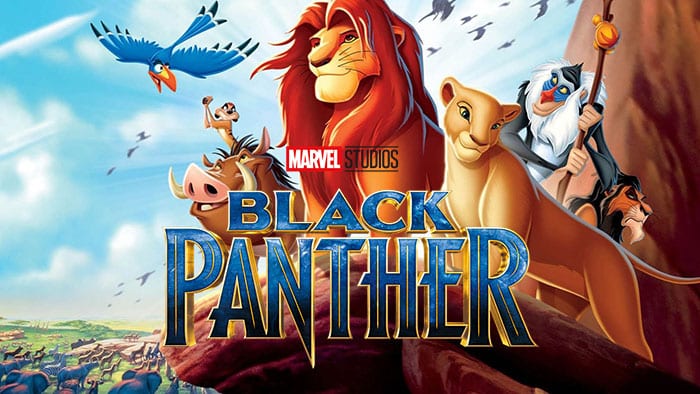 4 momentos en los que black panther copia a el rey león