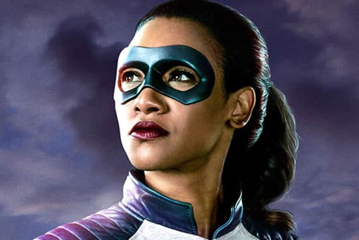 iris west como superhéroe en the flash