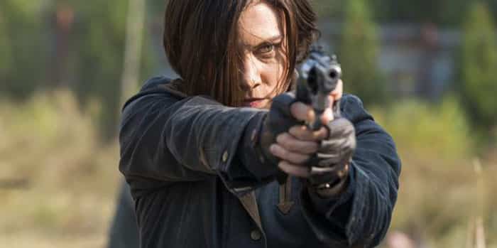 lauren cohan en la serie the walking dead
