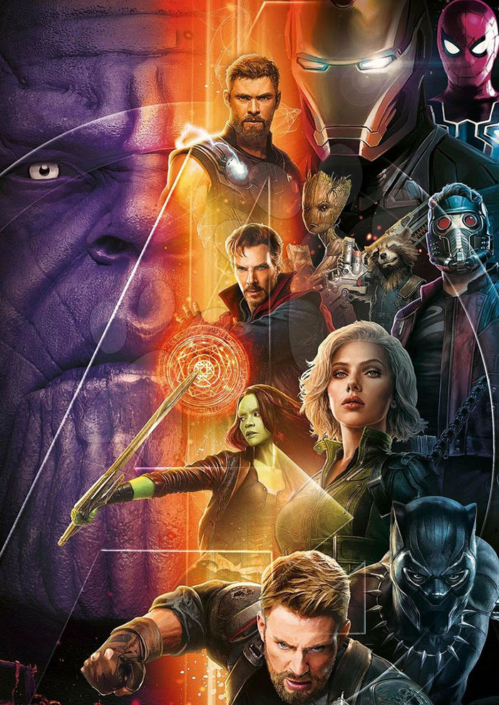 póster final de vengadores: infinity war