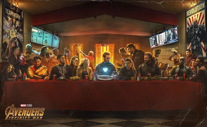 el último shawarma en vengadores: infinity war