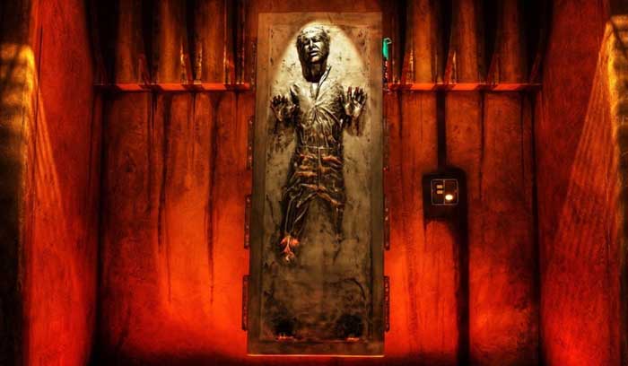 Han Solo carbonita Star Wars