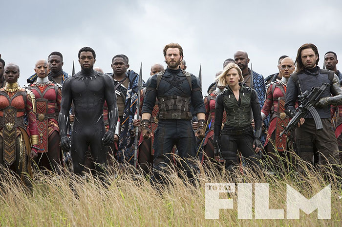 la batalla de wakanda en vengadores: infinity war (2018)