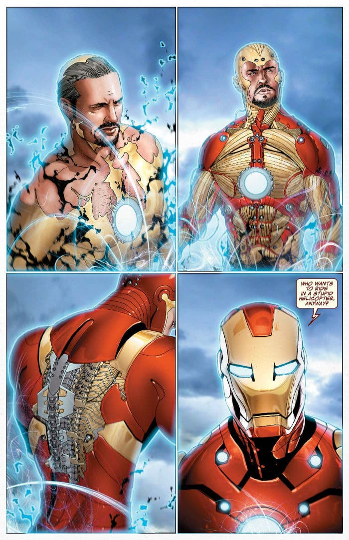nueva armadura de iron man en infinity war