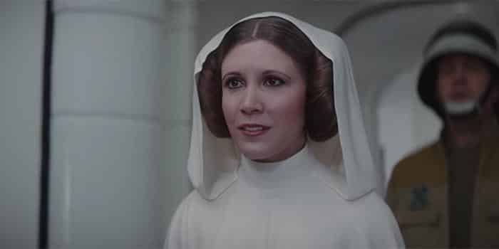 la princesa leia en rogue one: una historia de star wars