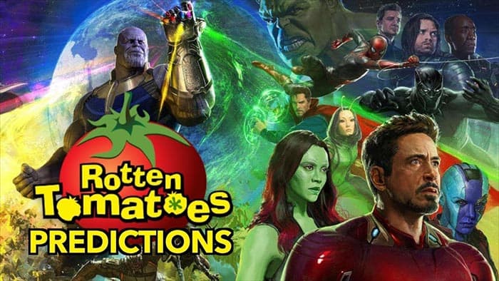 las notas de vengadores: infinity war en rotten tomatoes
